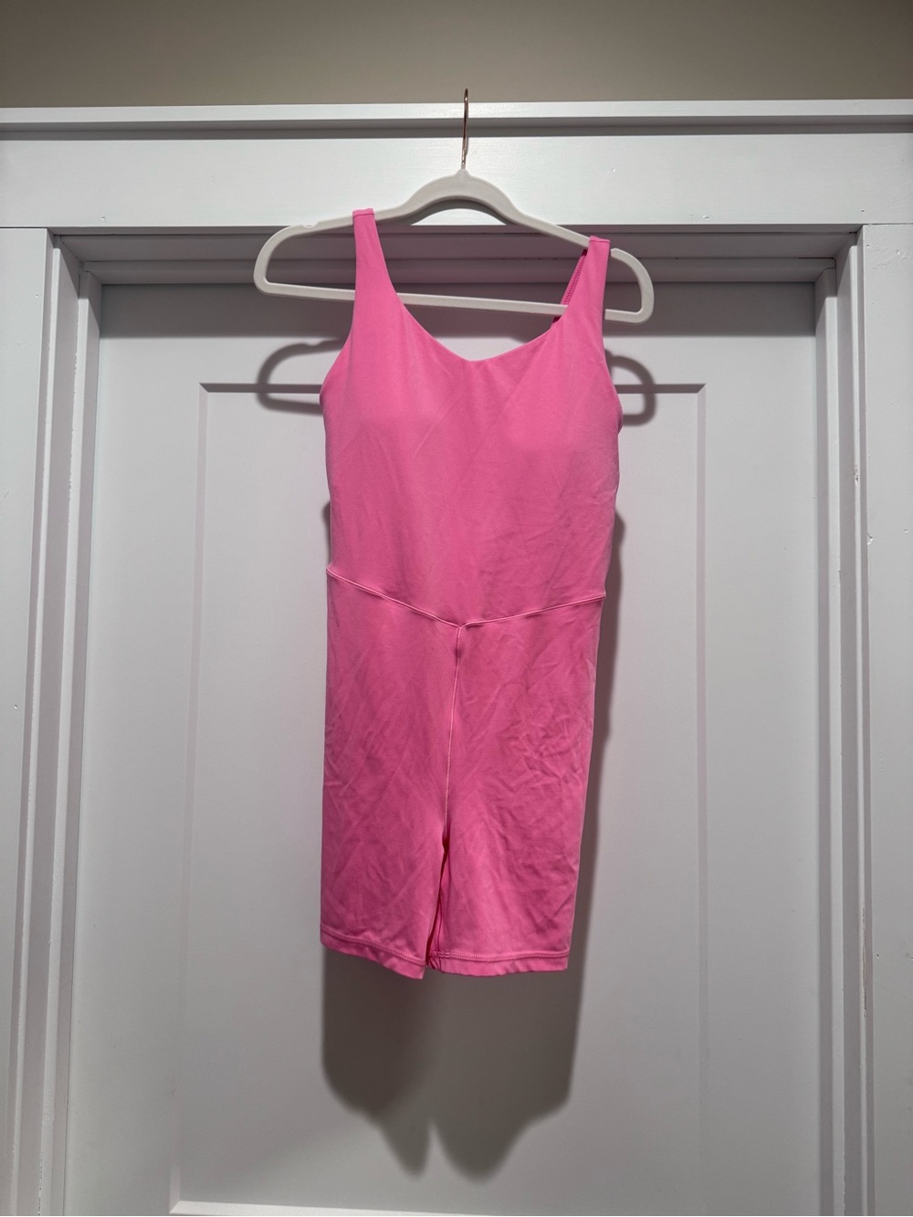 aerie Hot Pink Scoop Neck Romper M